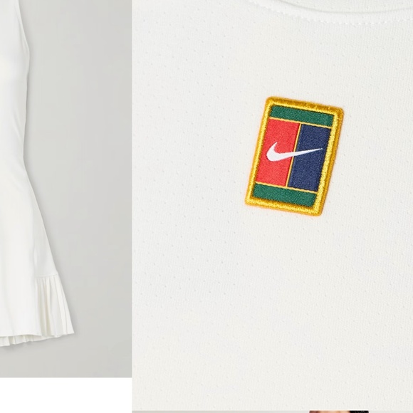 NWT - NIKE + Wimbledon NikeCourt Slam paneled Dri-FIT tennis dress (Size Small) - Picture 6 of 6